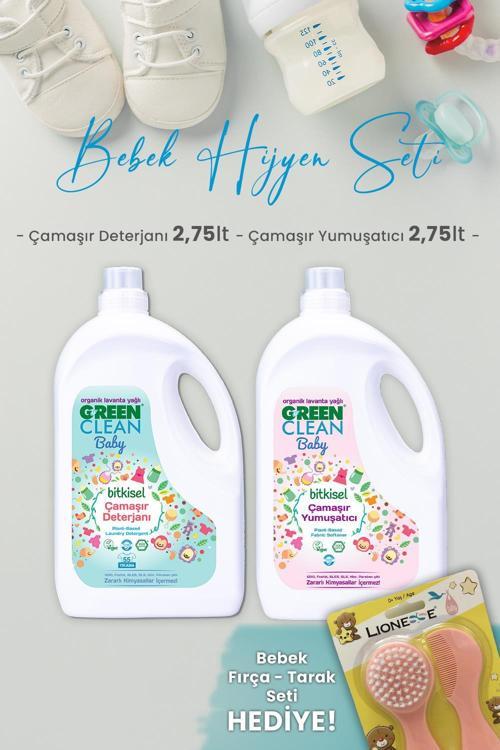 Baby Çamaşır Deterjanı 2,75 lt, Yumuşatıcı 2,75 lt ve Hediyeli