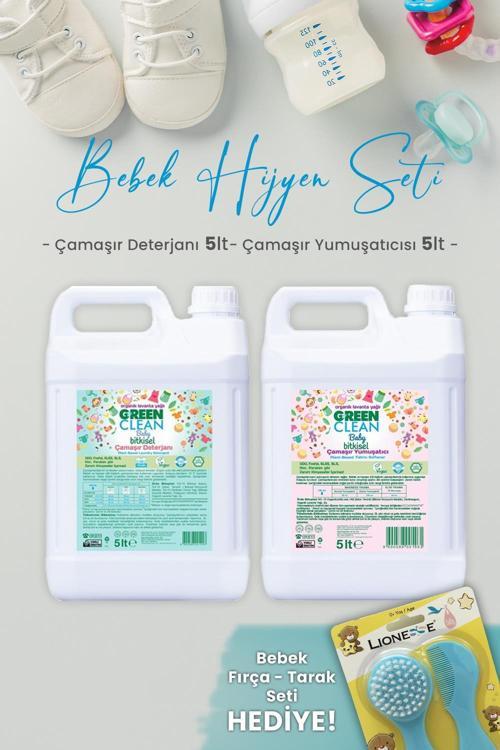 Baby Çamaşır Deterjanı 5 lt, Yumuşatıcı 5 lt ve Hediyeli