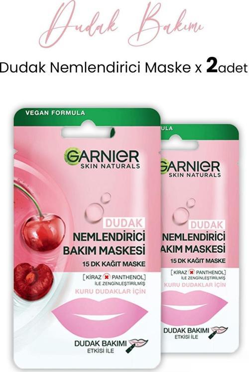Dudak Nemlendiricisi Kağıt Bakım Maskesi 5 gr x 2 Adet
