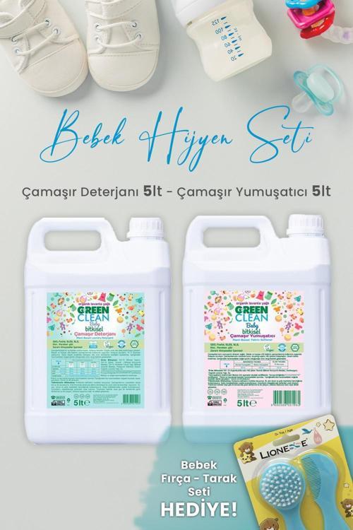 Baby Çamaşır Deterjanı 5lt, Yumuşatıcısı 5lt ve Hediyeli