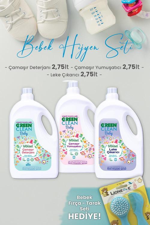 Baby Çamaşır Deterjanı, Yumuşatıcı, Leke Çıkarıcı 2,75 ve Hediyeli