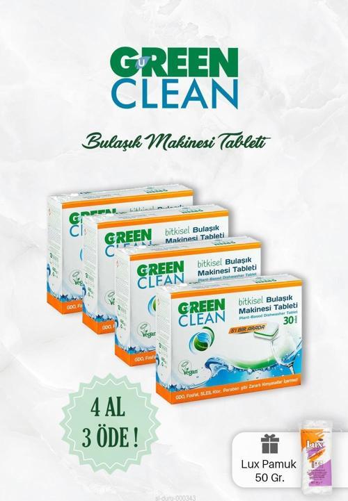 4 AL 3 Öde Bitkisel Bulaşık Tableti 30 Adet