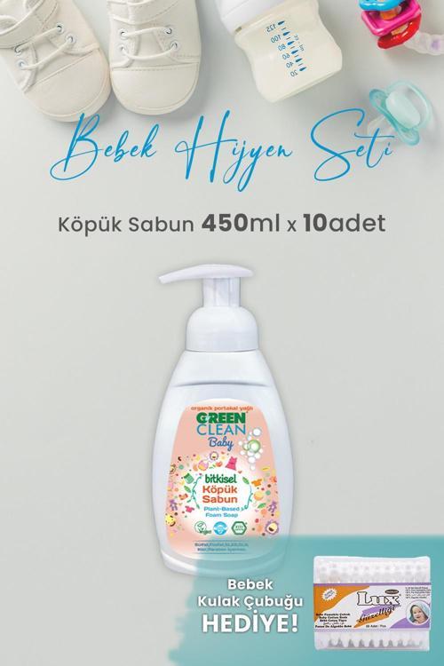 Baby Köpük Sabun Portakal Yağlı 450 ml x 10 Adet ve Hediyeli