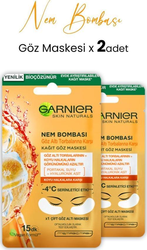 Kağıt Göz Maskesi Nem Bombası Portakal 6 gr x 2 Adet