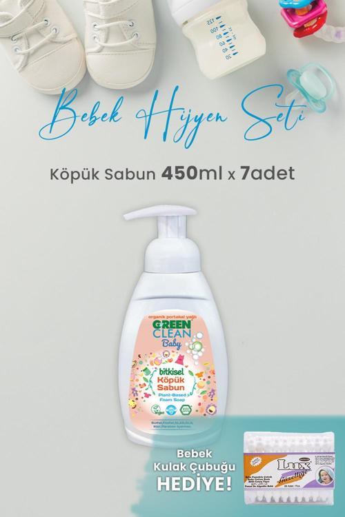 Baby Köpük Sabun Portakal Yağlı 450 ml x 7 Adet ve Hediyeli