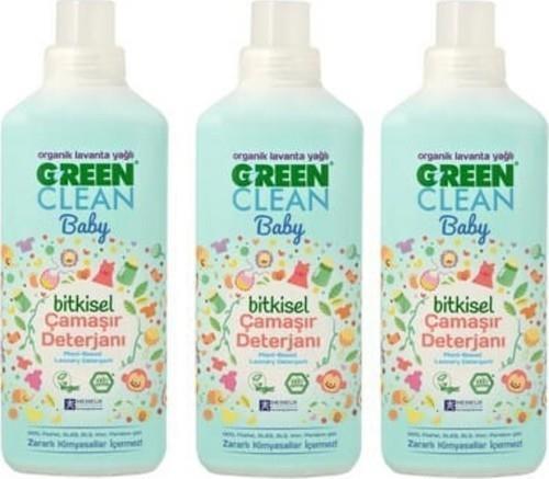U Green Clean Baby Çamaşır Deterjanı 1 L x 3