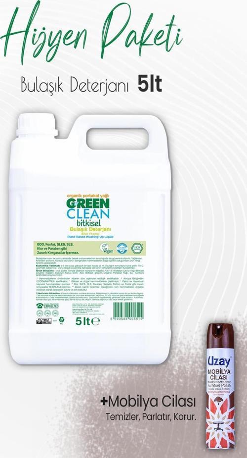 Bulaşık Deterjanı Portakal 5 lt ve Mobilya Cilası Sandalağacı 300 ml