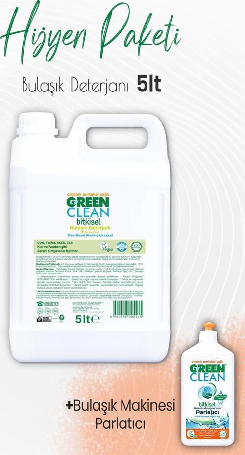 Bulaşık Makinesi Parlatıcı Portakal 500 ml ve Bulaşık Deterjanı Portakal 5 lt