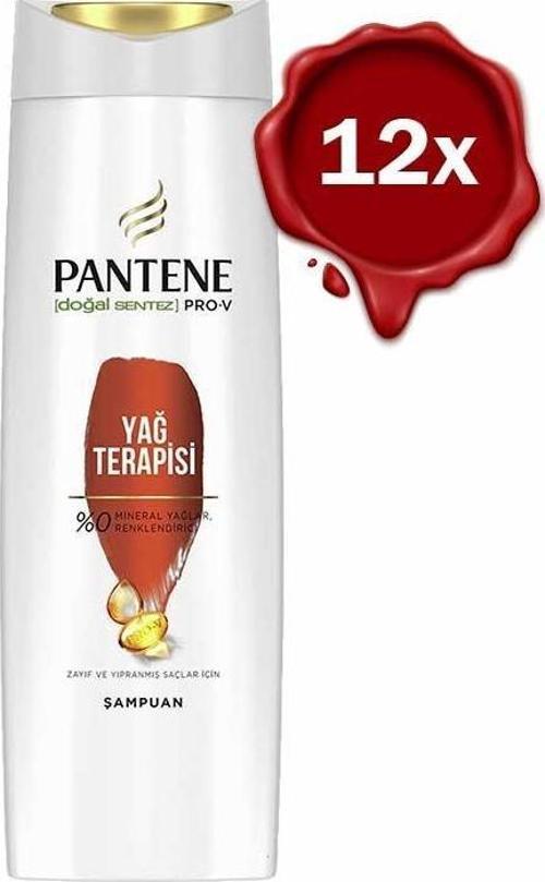 Şampuan Pro-V Yağ Terapisi Zayıf Ve Yıpranmış Saçlar 400 ML x 12