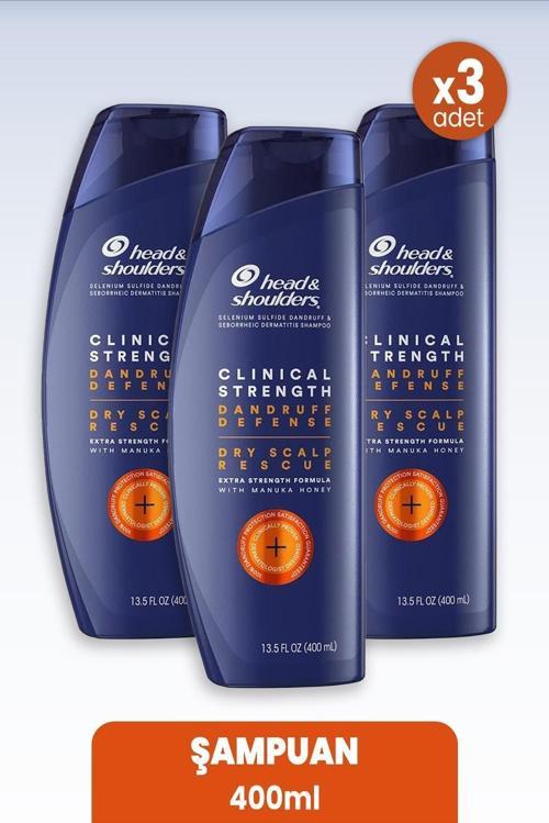 Head & Shoulders Clinical Strength Şampuan 400 ml x 3 Adet