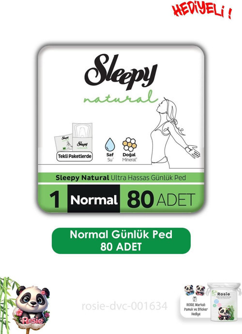 Normal Günlük Ped 80li ve ROSIE