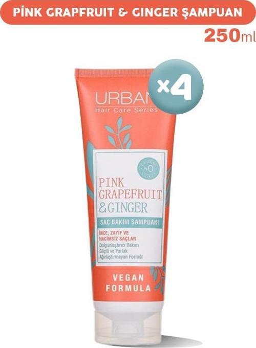 Pink Grapefruit & Ginger Şampuan 250 ml x 4