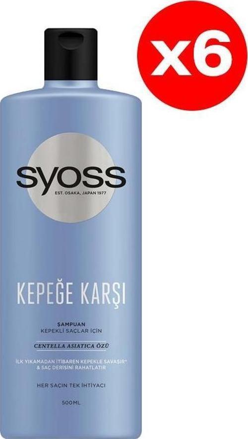 Kepeğe Karşı Şampuan 500 ml x 6