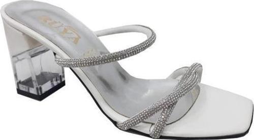 8208-5 Rugan Taşlı Fashion Kadın Terlik