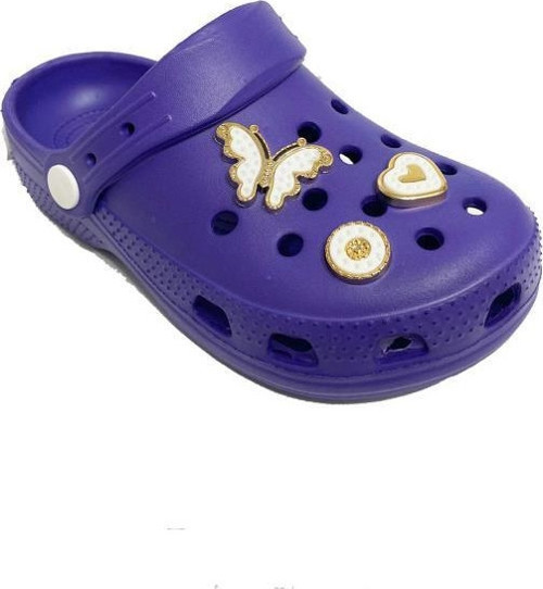 2411-24 Sabo Taşlı Kız Çocuk Terlik 26-30