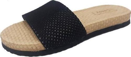 EPY04 Anatomik Örgülü Fashıon Kadın Terlik