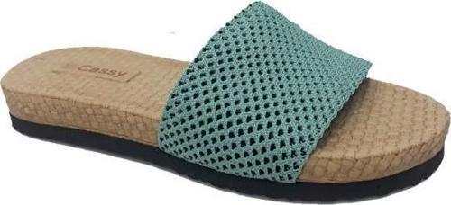 EPY04 Anatomik Örgülü Fashıon Kadın Terlik