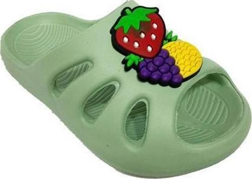 E300-24 Meyve  Figürlü Suya Dayanıklı Kız Çocuk Terlik 24-35