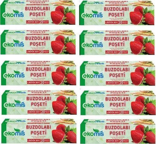 Buzdolabı Poşeti 30X45 Cm Büyük Boy 15 Adet x 10 Paket