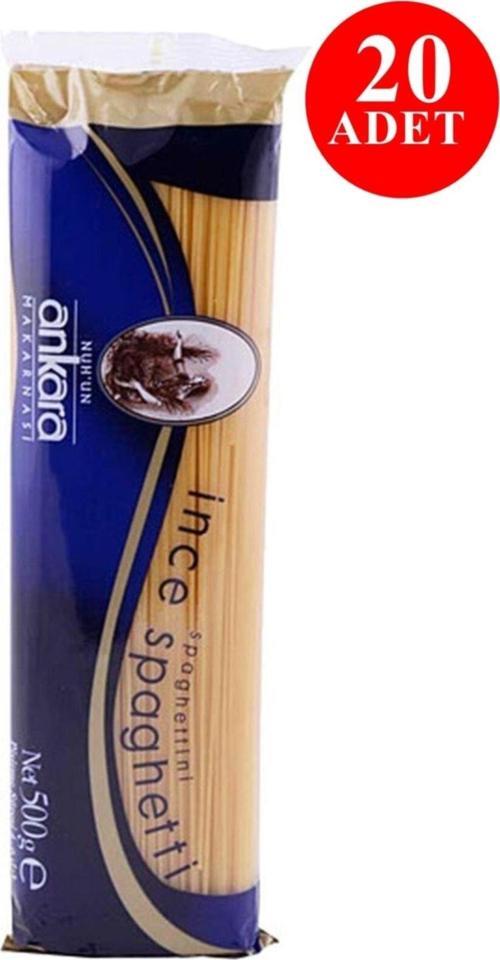Makarna Ince Spagetti 500 Grx20 Adet