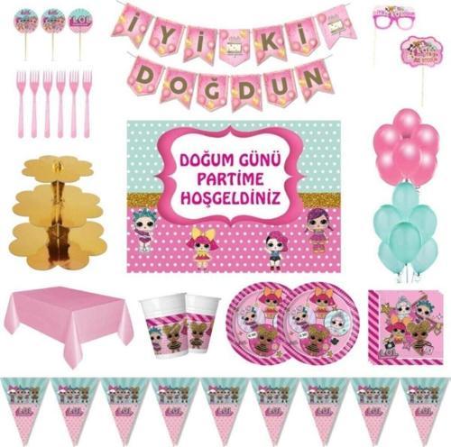 Bebek Afişli Doğum Günü Parti Setleri 16 Kişilik