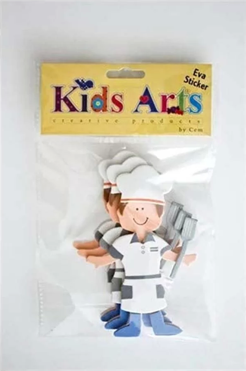 Kids Arts Eva Sticker Aşçı St-105441