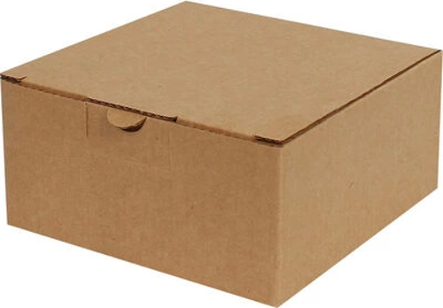 13,5x13,5x6,5cm Kilitli Kutu - Kraft
