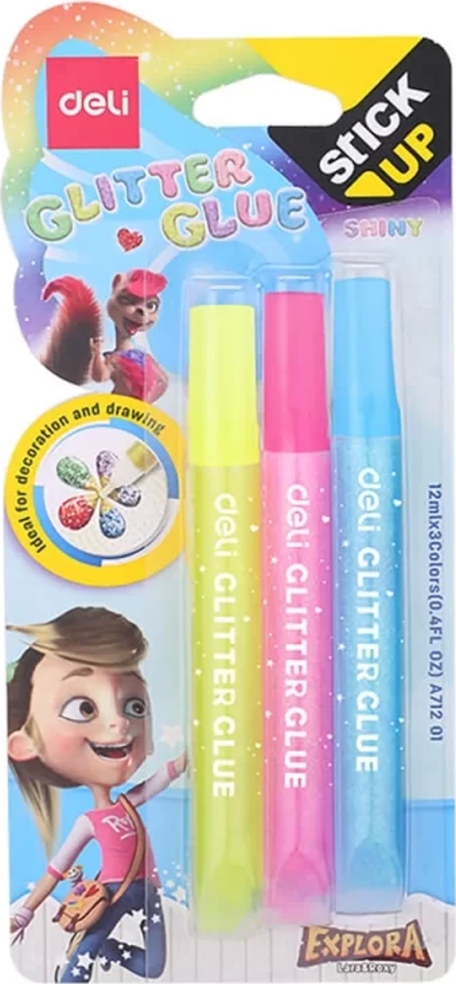 A71201 NEON SİMLİ YAPIŞTIRICI 12ml 3LÜ