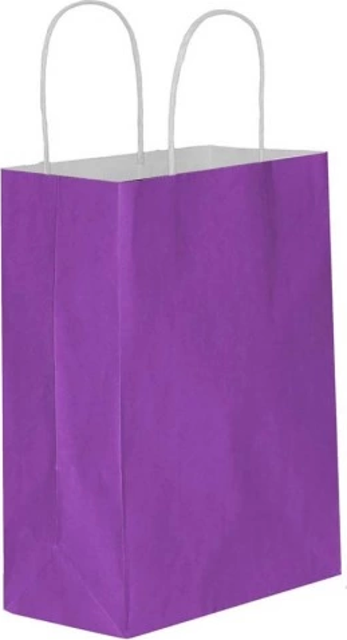 MOR KAĞIT HEDİYE VE ALIŞVERİŞ ÇANTASI (45X12X50) 25 ADET