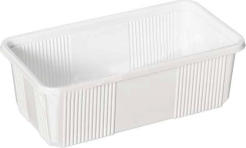 Plastik Dondurma Kabı Beyaz 1000 Gr ( 50 Adet )