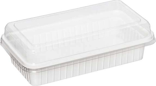 Plastik Dondurma Kabı Beyaz 1000 Gr Kapaklı ( 500 Adet )