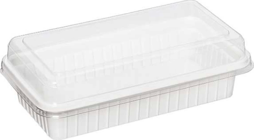 Plastik Dondurma Kabı Beyaz 500 Gr Kapaklı ( 500 Adet )