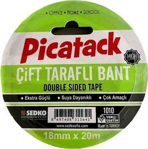 Çift Taraflı Bant 18 mmx20 m Kz023 Picatack