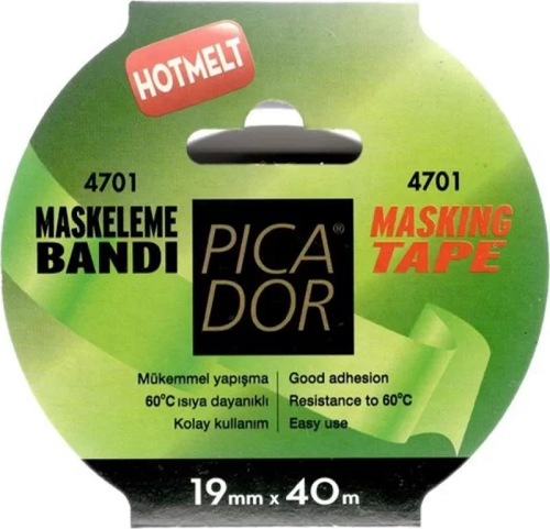 MASKELEME BANDI 19mmx40m ASKISIZ (KP004)