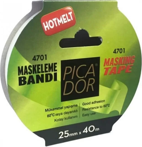 MASKELEME BANDI 25mmx40m ASKISIZ (KP005)