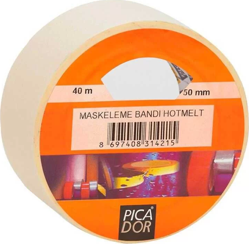 Maskeleme Bandı Askılı Hotmelt 50 mm x 40 m