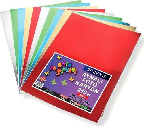 20X30 5 Renk 10’Lu Aynalı Karton 5920