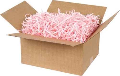 Zikzak Kırpık Kağıt Dolgu Malzemesi - Pembe - 250Gr.