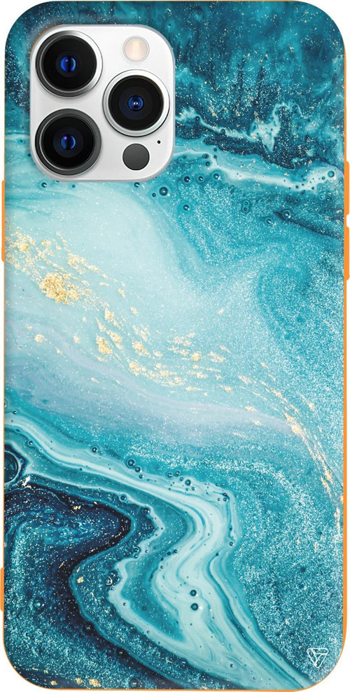 iPhone 15 Pro Max Uyumlu Turuncu Renkli Silikon Space Dream Telefon Kılıfı