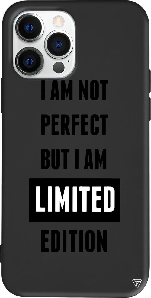 iPhone 15 Pro Max Uyumlu Siyah Renkli Silikon Limited Telefon Kılıfı