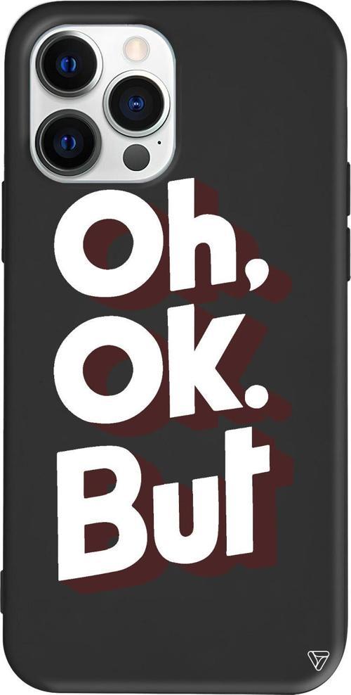 iPhone 15 Pro Max Uyumlu Siyah Renkli Silikon  OH. OK. Telefon Kılıfı