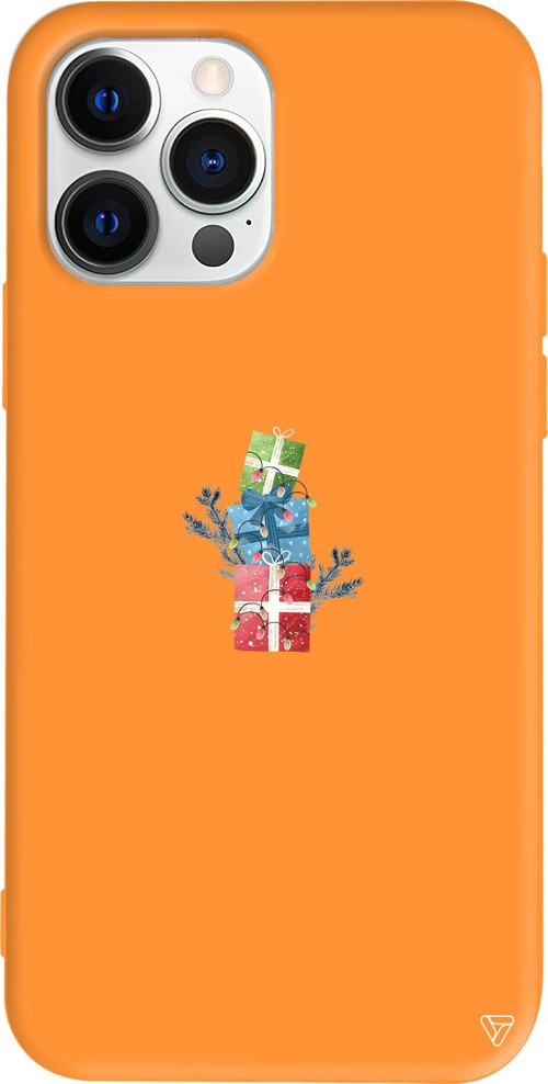iPhone 15 Pro Max Uyumlu Turuncu Renkli Silikon Much More Gift Telefon Kılıfı
