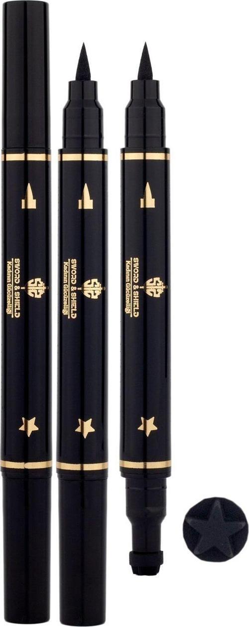 Çift Uçlu Yıldız Desenli Eyeliner