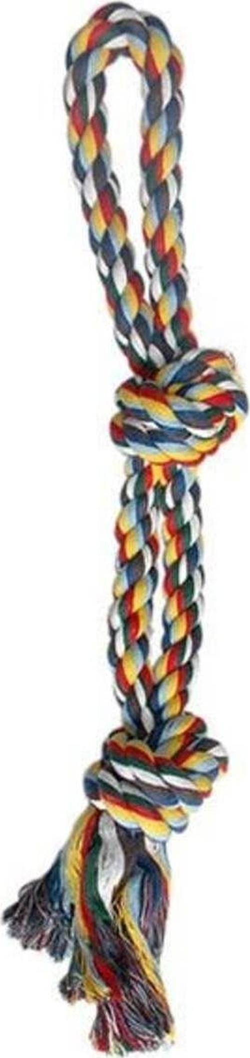 Renkli Stres İpi Köpek Oyuncağı 40 Cm