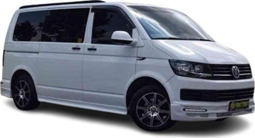 Vw Transporter -(2003 - 2021) Uyumlu Kısa Şase Yan Marşpiyel Seti (Plastik)