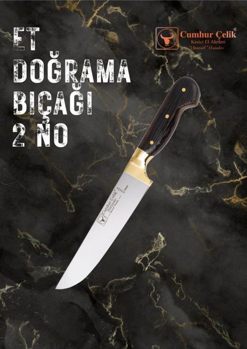 Sürmene El Yapımı Bilezik Perçinli Bıçak-Kasap Ve Mutfak Kullanımına Uygun,Dayanıklı Ve Şık Tasarım