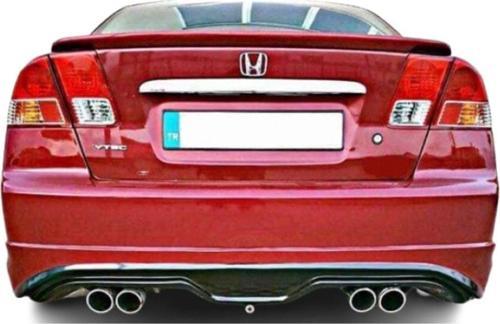 Honda Civic Vtec2 (2001 - 2006) Uyumlu Arka Tampon - Eki (Plastik)