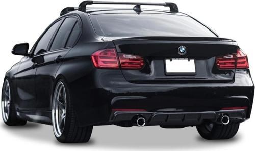 Uyumlu Bmw 3 Serisi F30 (2012 - 2018) M Performance Arka Tampon Eki - Difüzör (Plastik)