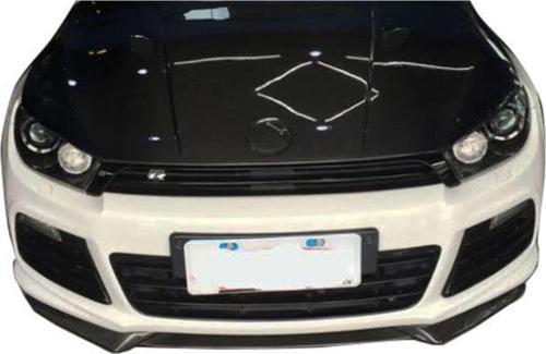 Volkswagen Scirocco R Line Tampon Uyumlu 3 Parça Ön Lip (Plastik)