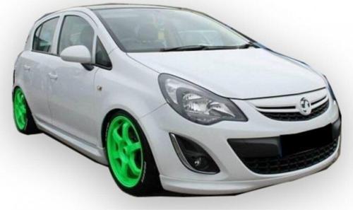 Opel Corsa D Serisi (2007-2015) Opc Model Yan Marşpiyel Seti (Plastik)